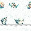 SEA ANIMALS M. 2- Slub Weave
