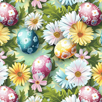 HAPPY EASTER WZ.10 - Cotton muslin