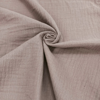 Baumwoll Musselin Double Gauze - CAFE LATTE