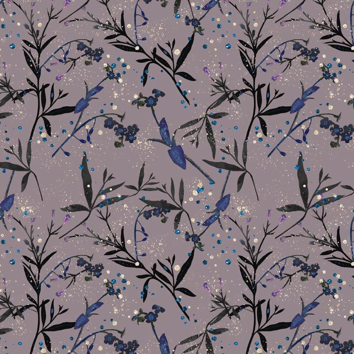 ENCHANTED MEADOW (ENCHANTED NIGHT) - Viscose jersey