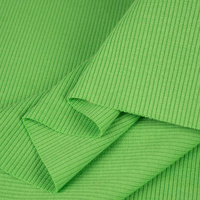Rib Jersey fabric Unicolour - GRASSY (D-124)