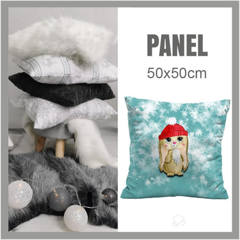 CUSHION PANEL - MIA THE WINTER BUNNY