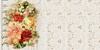 WATERCOLORS FLOWERS MS. 7 - panoramisches Paneel 80 cm