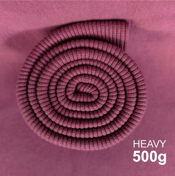 Ściągacz Prążkowany HEAVY 500g - MAUVE