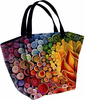 XL bag with in-bag pouch 2 in 1 - ABSTRACT CANVAS - sewing set