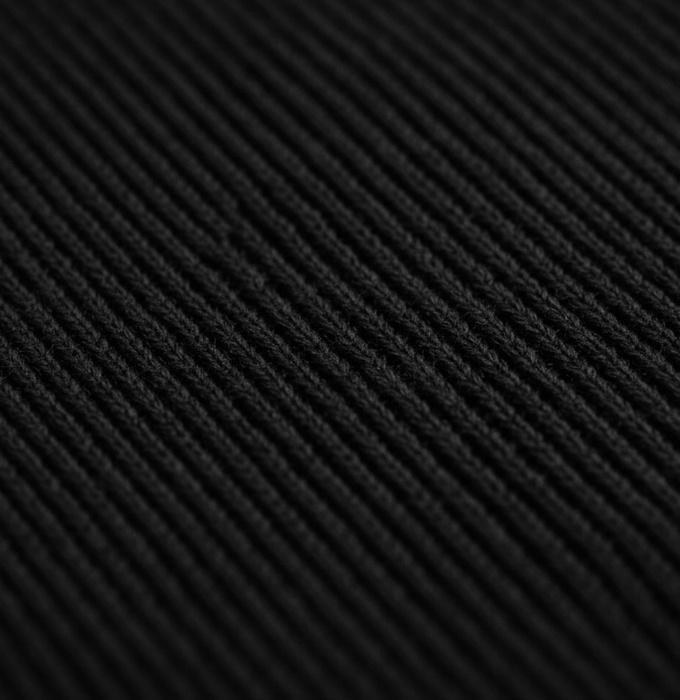 Diagonal-French Terry / HEAVY 450g - SCHWARZ