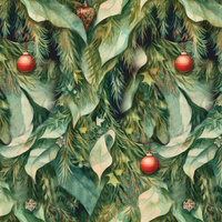 VINTAGE CHRISTMAS WZ. 3- Welur tapicerski