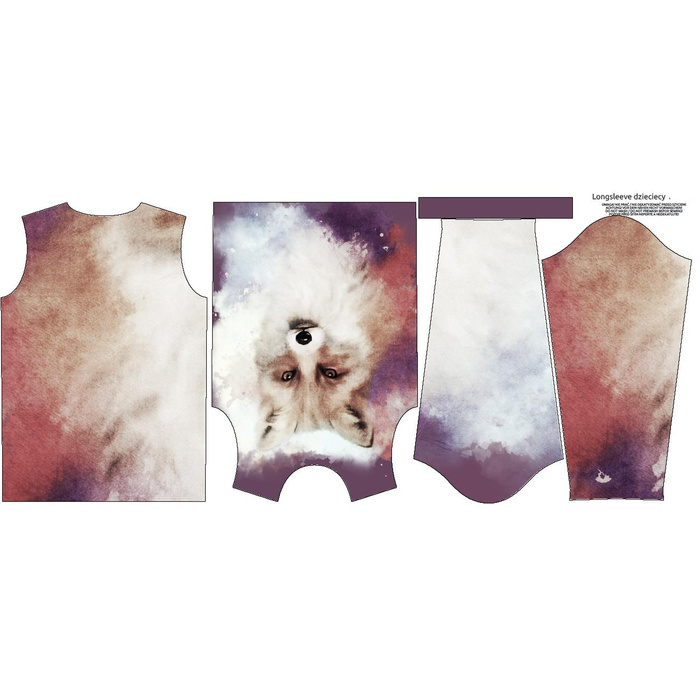 Longsleeve - FOX / sepia - sewing set (134/140)