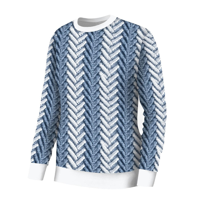 IMITATION SWEATER WZ. 8 - Hydrofobní česaná teplákovina