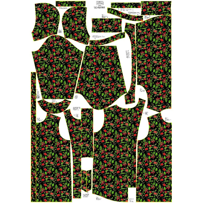 DAMENPARKA (ANNA) - ROTER GARTEN (PARADIESGARTEN) - Softshell L