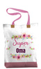 SHOPPER TASCHE - SUPER OMA / rosa - Baumwoll Webware - Nähset