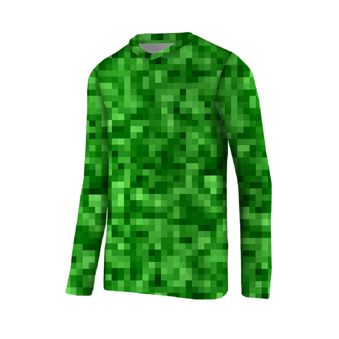 THERMO BOY'S SET (LUCAS) - PIXELS pat. 2 / green - sewing set 146