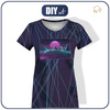 WOMEN’S T-SHIRT - NEON GALAXY PAT.12 - sewing set XXXL