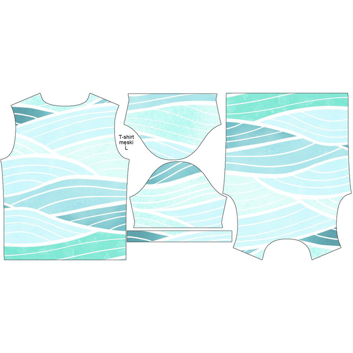 MEN’S T-SHIRT - WAVES No. 2 - single jersey L