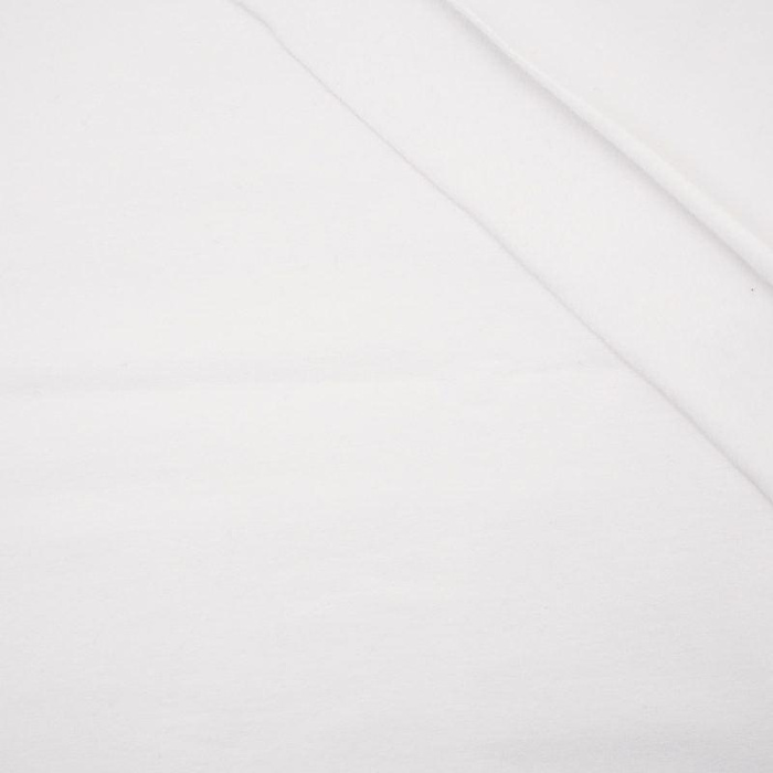 COUPON - WHITE - brushed knitwear with elastane 290g