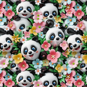 PANDY / FLOWERS PAT. 3 - single jersey