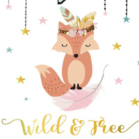 PARTY (WILD & FREE) - PANEL SINGLE JERSEY