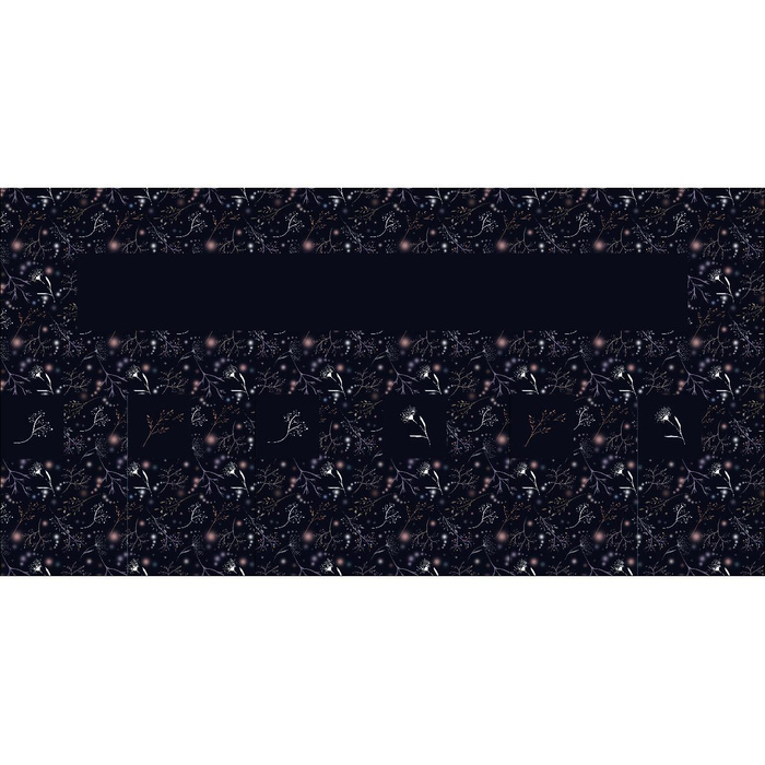 NAPKINS AND RUNNER - WINTER TWIGS pat. 2 (WINTER IN PARK) - sewing set