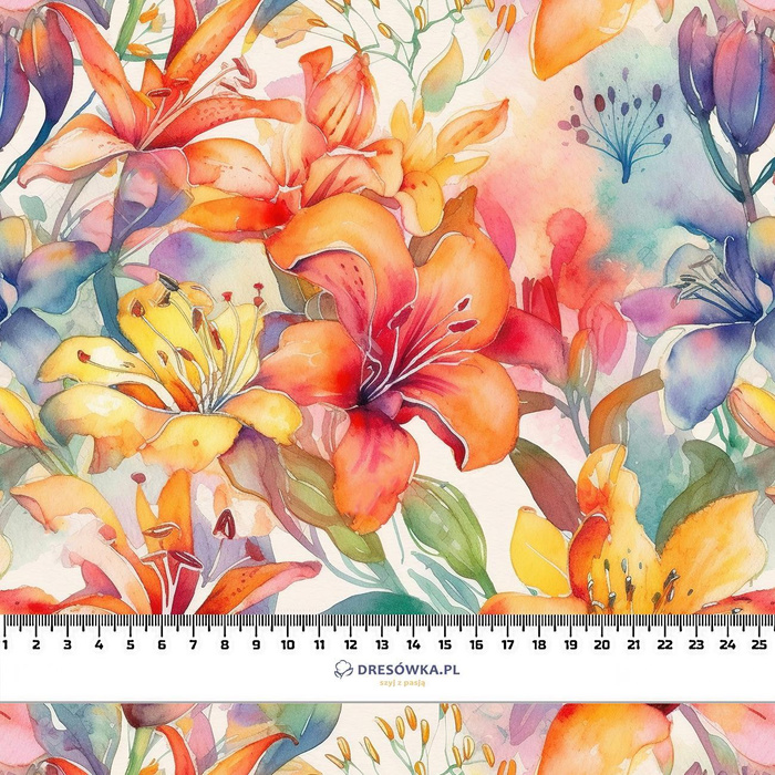 FLOWERS WZ.37- Upholstery velour 