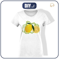 T-SHIRT DAMSKI - CYTRYNA - single jersey XL