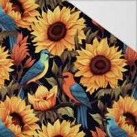Sunflowers wz. 3 - Hydrophobic brushed knit