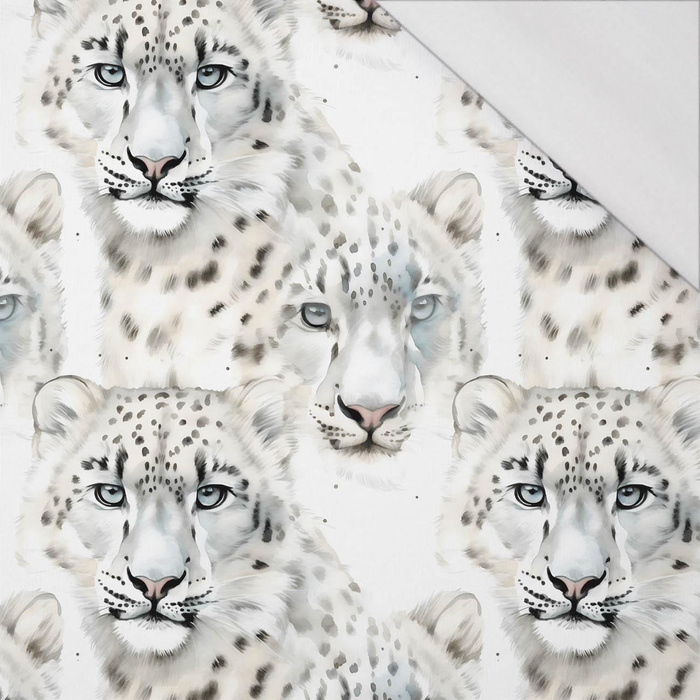 100CM SNOW LEOPARD WZ. 1 - single jersey 