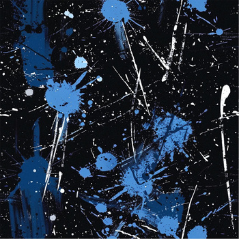 NAVY GRUNGE wz. 4- single jersey z elastanem ITY