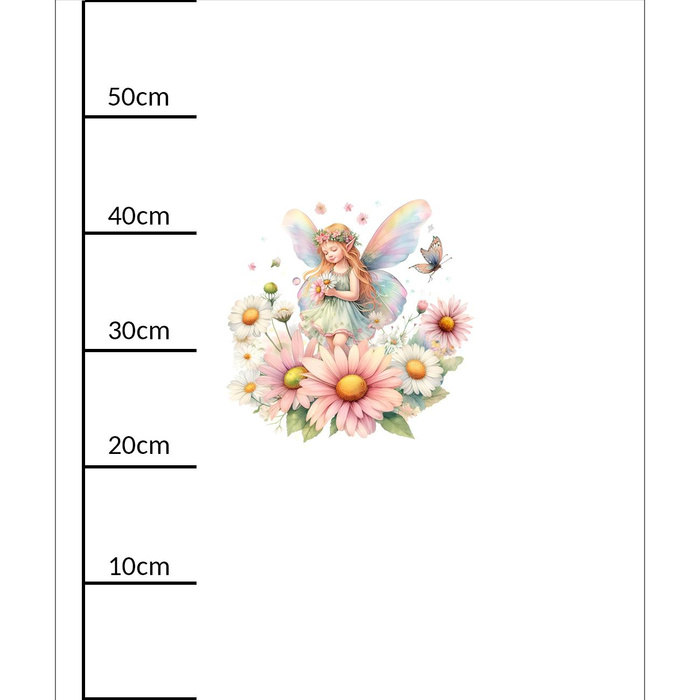 FAIRY WORLD wz.15- panel (60cm x 50cm) SINGLE JERSEY