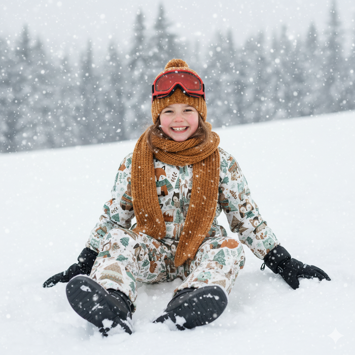 WINTER ANIMALS WZ.1 - Baumwoll Webware