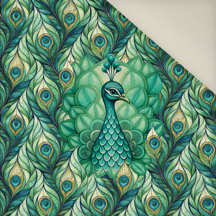 Stained Glass Day wz. 35 - Panel (60cm x 50cm)  Polster- Velours