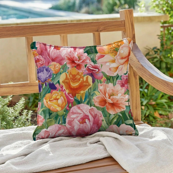 FLOWERS WZ. 73 - Minky-Plüsch