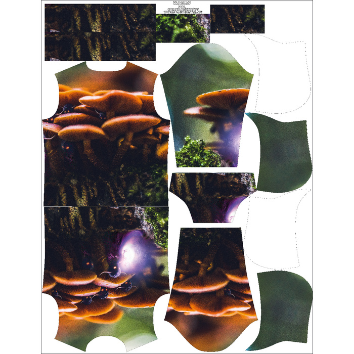 PÁNSKÁ MIKINA S KAPUCÍ (COLORADO) - HALUNKI BESTIE - Sada šití XXXL