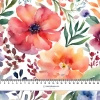 FLOWERS WZ. 74 - tkanina wiskozowa