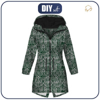 DÁMSKÁ BUNDA PARKA (ANNA) - KOUZELNÝ DAMASCO vz. 1 (KOUZELNÁ ŠKOLA) / modrá - softshell