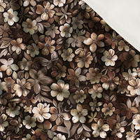 FLOWERS WZ.8/ Mocha Mousse - Satyna