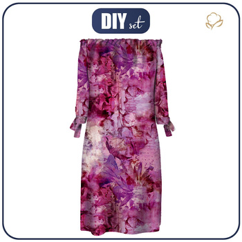 KLEID "CARMEN" - PINK PARADISE MS. 3 - Krepp XXL