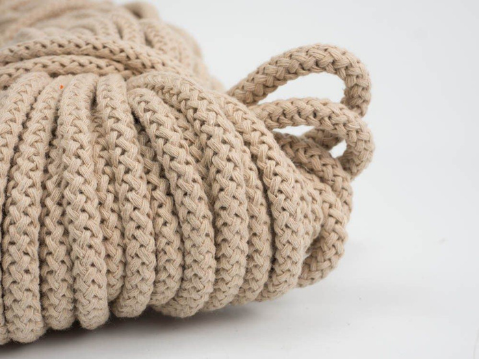 Strings cotton 8mm - coffee with milk