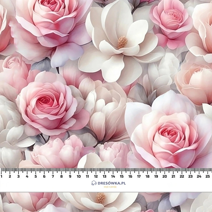 PASTEL FLOWERS WZ. 22 - Minky-Plüsch