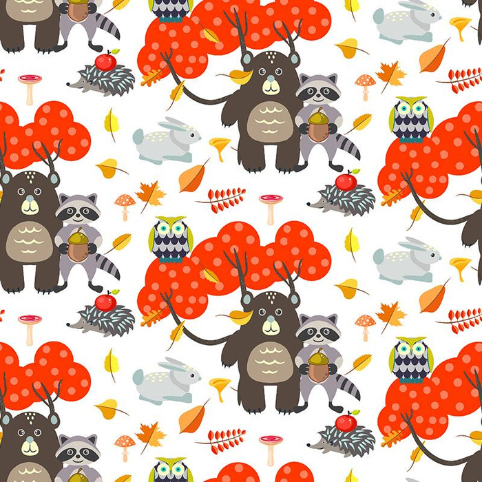 FOREST FRIENDS - looped knit SP250