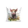 POLŠTÁŘ 45x45 - WATERCOLOR PIGGY - Sada šití
