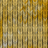 BRAID / yellow - Cotton woven fabric