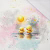 DUCKIE RAIN WZ. 3 - panel (60cm x 50cm) SINGLE JERSEY