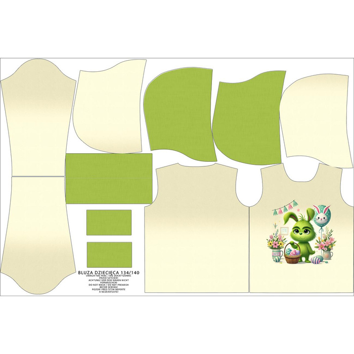 KINDER HOODIE (ALEX) - FUNNY EASTER ms.3 PRANKSTER - Sommersweat (146/152)