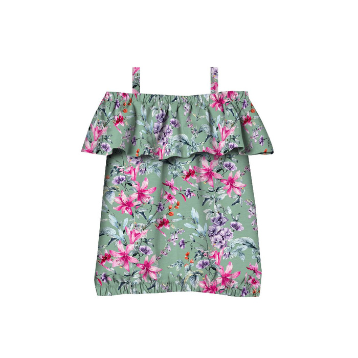 Carmenausschnitt Bluse (SARA) - SPRING MEADOW M. 3 - Nähset -122-128