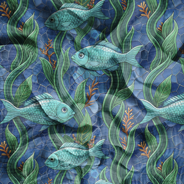 Stained Glass wz. 31 - Cotton muslin