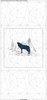 KISSEN 45x45 - WOLF (ADVENTURE) - Velours - Nähset