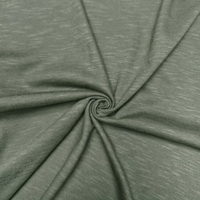 Baumwoll-Slubjersey mit Bio-Baumwolle 170g - DUNKLE OLIVE D-50