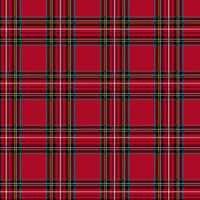 CHECK PAT. 12 / red - Woven Fabric for tablecloths