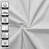 Zestaw DIY – T-shirt dziecięcy z bawełnianej dzianiny RIB JERSEY - WHITE (86)