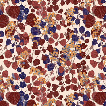 JAPANESE GARDEN pat. 3 (JAPAN)  - Viscose jersey